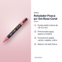 ROTULADOR POSCA PC-5M ROSA CORAL - características principales
