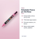 ROTULADOR POSCA PC-5M ROSA  - características principales