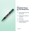 ROTULADOR POSCA PC-5M VERDE PINO - características principales