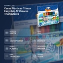 CERAS PLÁSTICAS TRIWAX EASY GRIP 12 COLORES TRIANGULARES  - resumen de atributos