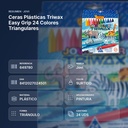 CERAS PLÁSTICAS TRIWAX EASY GRIP 24 COLORES TRIANGULARES  - resumen de atributos