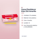 CERAS PLASTIDECOR KIDS 25U AMARILLO - características principales