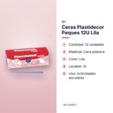 CERAS PLASTIDECOR PEQUES 12U LILA - características principales