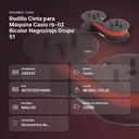 RODILLO CINTA PARA MÁQUINA CASIO RB-02 BICOLOR NEGRO/ROJO GRUPO 51 - resumen de atributos