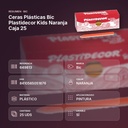 CERAS PLÁSTICAS BIC PLASTIDECOR KIDS NARANJA CAJA 25 - resumen de atributos
