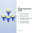 RODILLO ESPONJA SET 4 UDS - características principales