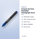 CRAYÓN DE CERA STAEDTLER OMNIGRAPH AZUL - características principales