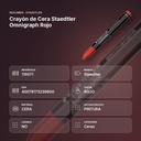 CRAYÓN DE CERA STAEDTLER OMNIGRAPH ROJO - resumen de atributos