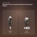 ROTULADOR POSCA PC-5M/4C ESTUCHE 4 UDS COLORES GALAXIA - formato de venta: caja de 80