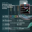 ROTULADOR POSCA PC-5M/8C ESTUCHE 8 COLORES METÁLICOS SURTIDOS - resumen de atributos