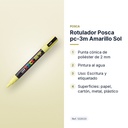 ROTULADOR POSCA PC-3M AMARILLO SOL - características principales