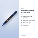 ROTULADOR POSCA PC-3M AZUL - características principales