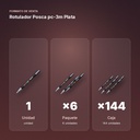 ROTULADOR POSCA PC-3M PLATA - formato de venta: paquete de 6, caja de 144, palé de 576
