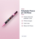 ROTULADOR POSCA PC-3M ROSA - características principales