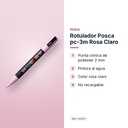 ROTULADOR POSCA PC-3M ROSA CLARO - características principales