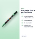 ROTULADOR POSCA PC-3M VERDE - características principales