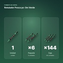 ROTULADOR POSCA PC-3M VERDE - formato de venta: paquete de 6, caja de 144, palé de 576