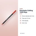 ROTULADOR EDDING 1300 ROJO - características principales