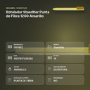 ROTULADOR STAEDTLER PUNTA DE FIBRA 1200 AMARILLO - resumen de atributos