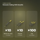 ROTULADOR EDDING 1200 AMARILLO - formato de venta: paquete de 10, caja de 100