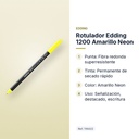 ROTULADOR EDDING 1200 AMARILLO NEON - características principales