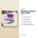 ROTULADOR CAMPUS GLITTER 1MM - características principales