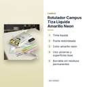 ROTULADOR CAMPUS TIZA LIQUIDA AMARILLO NEON - características principales