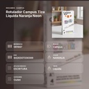 ROTULADOR CAMPUS TIZA LIQUIDA NARANJA NEON - resumen de atributos