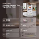 ROTULADOR CAMPUS TIZA LIQUIDA ROJO NEON - resumen de atributos