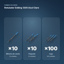 ROTULADOR EDDING 1200 AZUL CLARO - formato de venta: paquete de 10, caja de 100