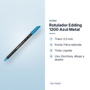 ROTULADOR EDDING 1200 AZUL METAL - características principales