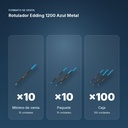 ROTULADOR EDDING 1200 AZUL METAL - formato de venta: paquete de 10, caja de 100