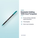 ROTULADOR EDDING 1200 AZUL TURQUESA - características principales