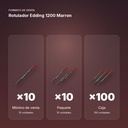 ROTULADOR EDDING 1200 MARRON - formato de venta: paquete de 10, caja de 100