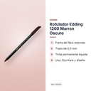 ROTULADOR EDDING 1200 MARRON OSCURO - características principales
