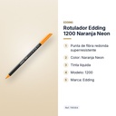 ROTULADOR EDDING 1200 NARANJA NEON - características principales