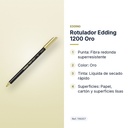 ROTULADOR EDDING 1200 ORO - características principales