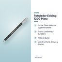 ROTULADOR EDDING 1200 PLATA - características principales