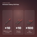 ROTULADOR EDDING 1200 ROJO - formato de venta: paquete de 10, caja de 100