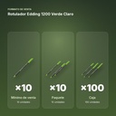 ROTULADOR EDDING 1200 VERDE CLARO - formato de venta: paquete de 10, caja de 100