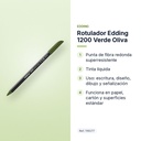 ROTULADOR EDDING 1200 VERDE OLIVA - características principales