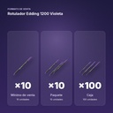 ROTULADOR EDDING 1200 VIOLETA - formato de venta: paquete de 10, caja de 100