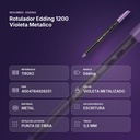 ROTULADOR EDDING 1200 VIOLETA METALICO - resumen de atributos