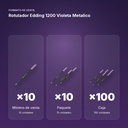 ROTULADOR EDDING 1200 VIOLETA METALICO - formato de venta: paquete de 10, caja de 100