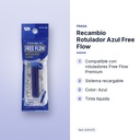 RECAMBIO ROTULADOR AZUL FREE FLOW - características principales