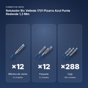 ROTULADOR BIC VELLEDA 1701 PIZARRA AZUL PUNTA REDONDA 1,3 MM - formato de venta: paquete de 12, caja de 288