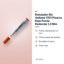 ROTULADOR BIC VELLEDA 1701 PIZARRA ROJO PUNTA REDONDA 1,3 MM - características principales