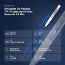 ROTULADOR BIC VELLEDA 1741 PIZARRA AZUL PUNTA REDONDA 1,4 MM - resumen de atributos