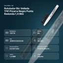 ROTULADOR BIC VELLEDA 1741 PIZARRA NEGRO PUNTA REDONDA 1,4 MM - resumen de atributos