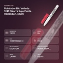 ROTULADOR BIC VELLEDA 1741 PIZARRA ROJO PUNTA REDONDA 1,4 MM - resumen de atributos